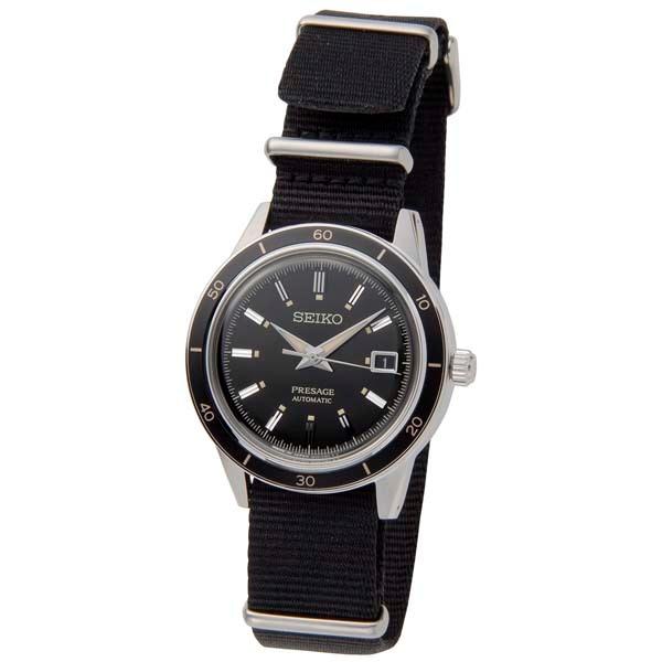 SEIKO セイコー プレサージュ 腕時計 メンズ ブラック SRPG09J1 