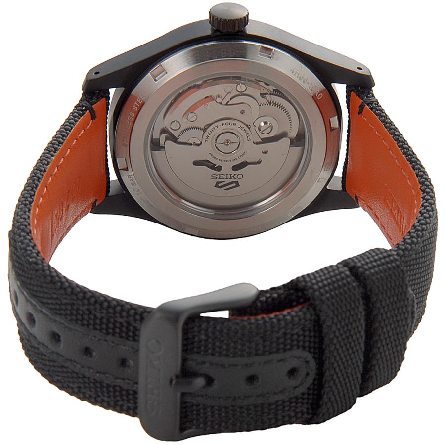 セイコー クォーツ 腕時計 ブラック/オレンジ SEIKO（セイコー） タイムセール SEIKO 5 セイコーファイブ SRPH33K1