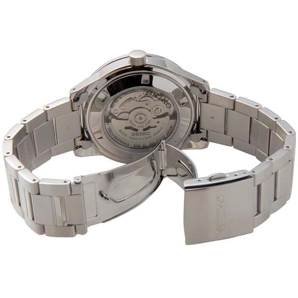 スーパーセール SEIKO セイコー オートマチック メンズ 腕時計 SSA381K1 100m防水 ブラック×シルバーの画像