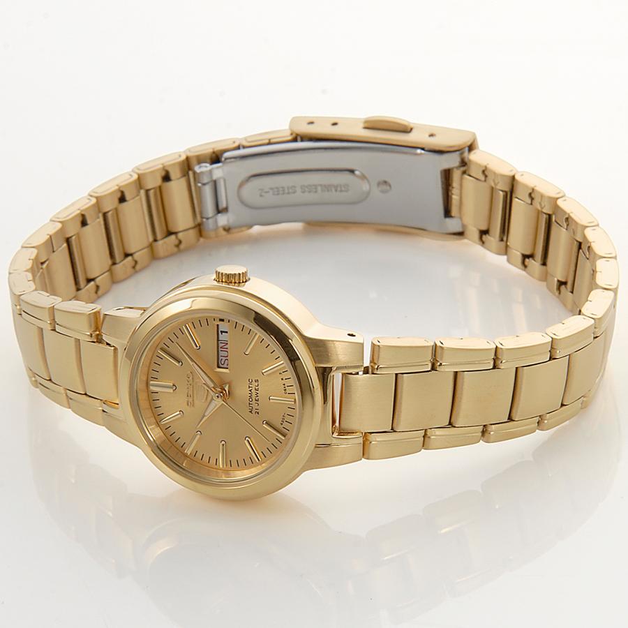 Seiko 5 SEIKO セイコー5 レディース SESYME46K 自動巻き ゴールド : s