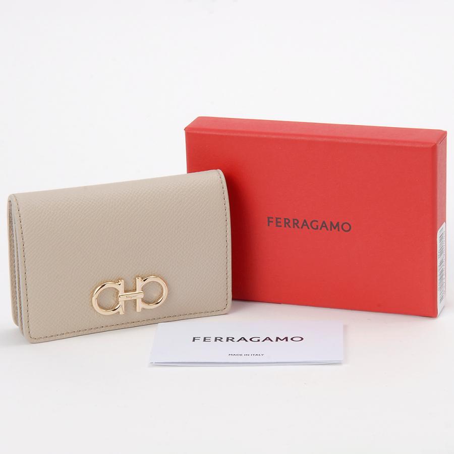 Ferragamo フェラガモ カードケース 22 0371 THE GANCINI FERRAGAMO Ferragamo フェラガモ カードケース レディース 22