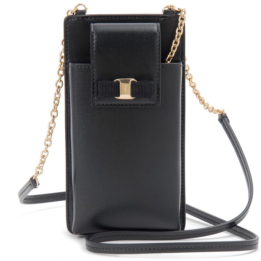 直営店☆Ferragamo☆SALE! ショルダーバッグ ブラック FERRAGAMO Ferragamo フェラガモ ショルダーバッグ レディース