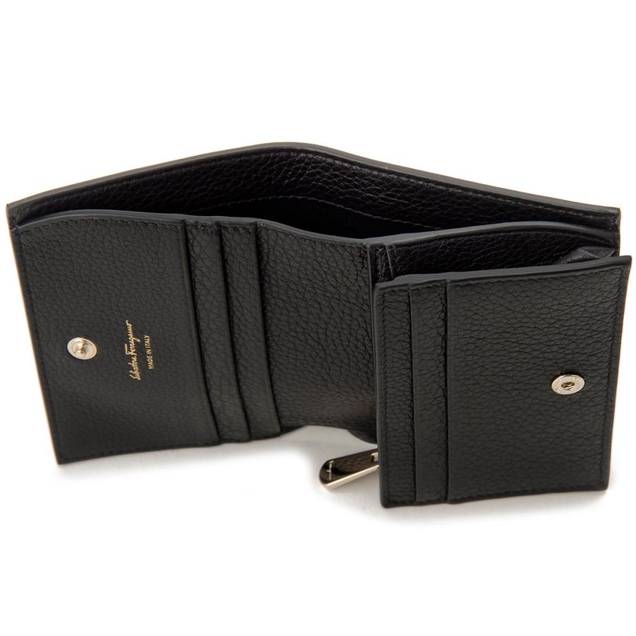 FERRAGAMO（フェラガモ） 二つ折り財布 ブラック 22 D514 736967 : s