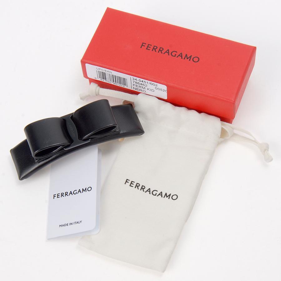 FERRAGAMO（フェラガモ） バレッタ レディース ブラック 34 0451