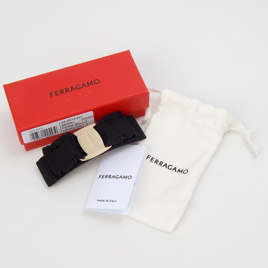 FERRAGAMO（フェラガモ） バレッタ ヘアクリップ 髪留め リボン