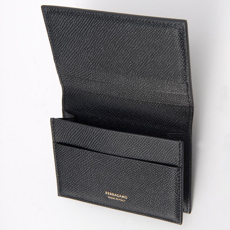 FERRAGAMO（フェラガモ） カードケース メンズ ブラック 66 1607