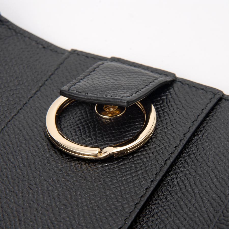 ボーナスストアPlus10％対象店 フェラガモ Ferragamo キーケース メンズ ブラック 66 1608 781770 MICRO GANCIOの画像