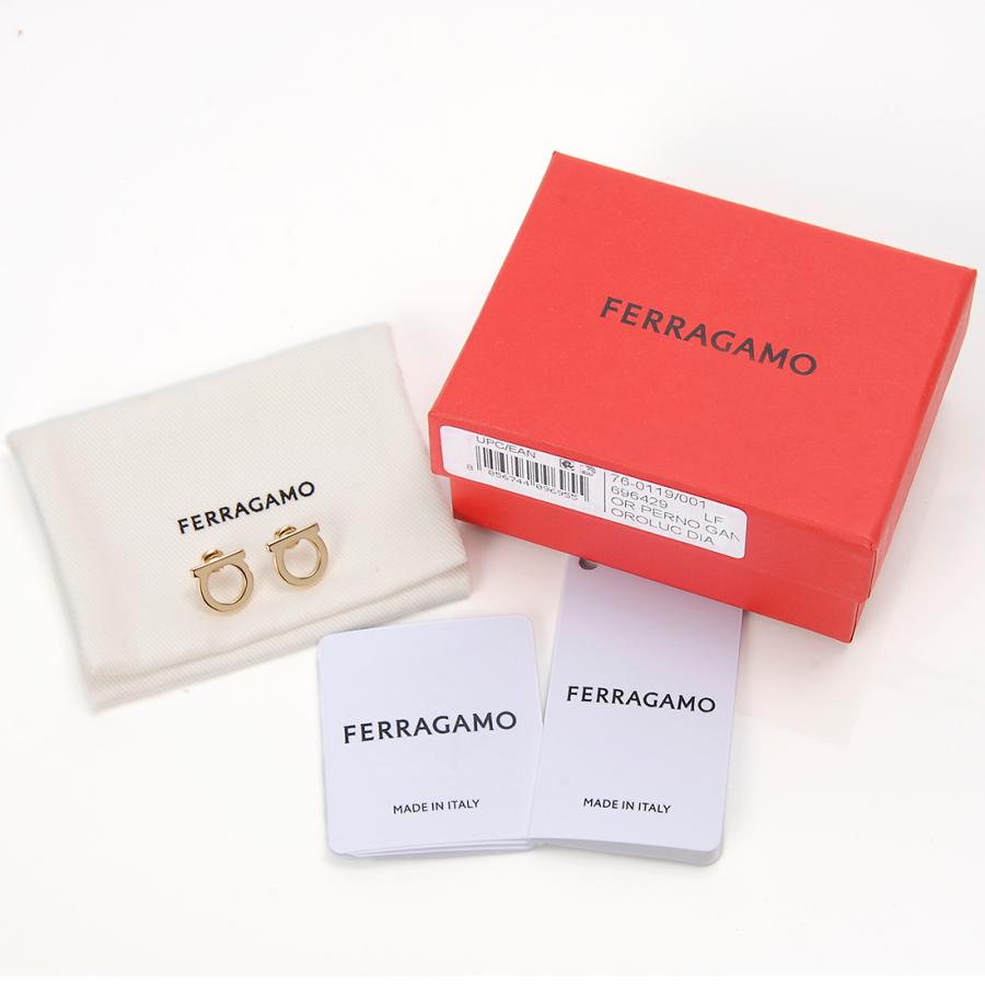 Ferragamo フェラガモ ピアス 76 0119 696429 GANCIO FERRAGAMO Ferragamo フェラガモ ピアス レディース ゴールド 76