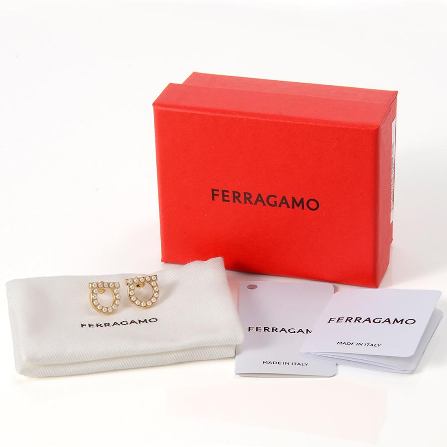 Ferragamo フェラガモ ピアス 76 0125 696581 GANCIO FERRAGAMO Ferragamo フェラガモ ピアス レディース ゴールド 76