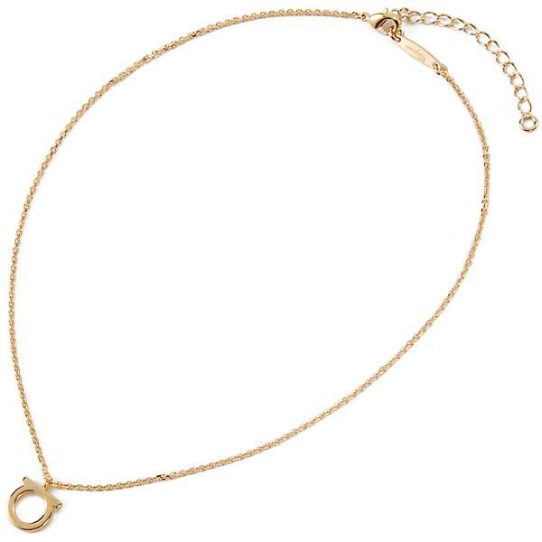 フェラガモ ネックレス  ガンチーニ ゴールド 76 0133 696658 FERRAGAMO Ferragamo フェラガモ ネックレス レディース