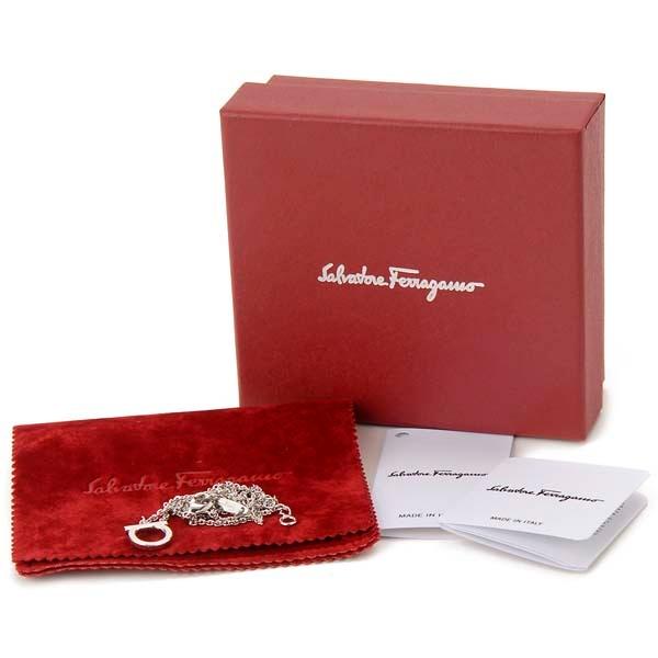フェラガモ ネックレス ガンチーニ シルバー 76 0133 696659 FERRAGAMO Ferragamo フェラガモ ネックレス レディース