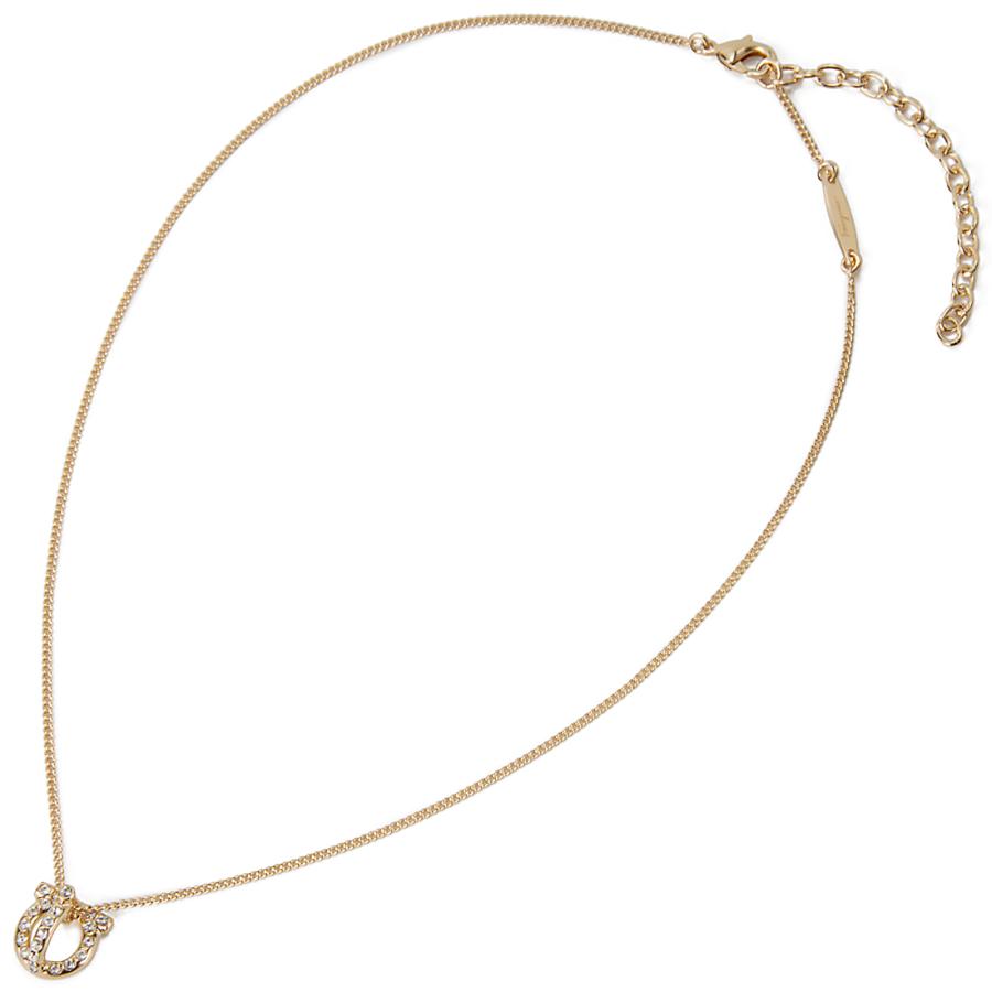 Salvatore Ferragamo ネックレス パール付き org.jpg