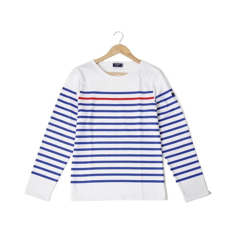 ✨専用✨【大きいサイズ】 セントジェームス ナヴァル　ホワイト×ブルー　M〜L SAINT JAMES/セントジェームス】NAVAL ナヴァル ホワイト×ブルー