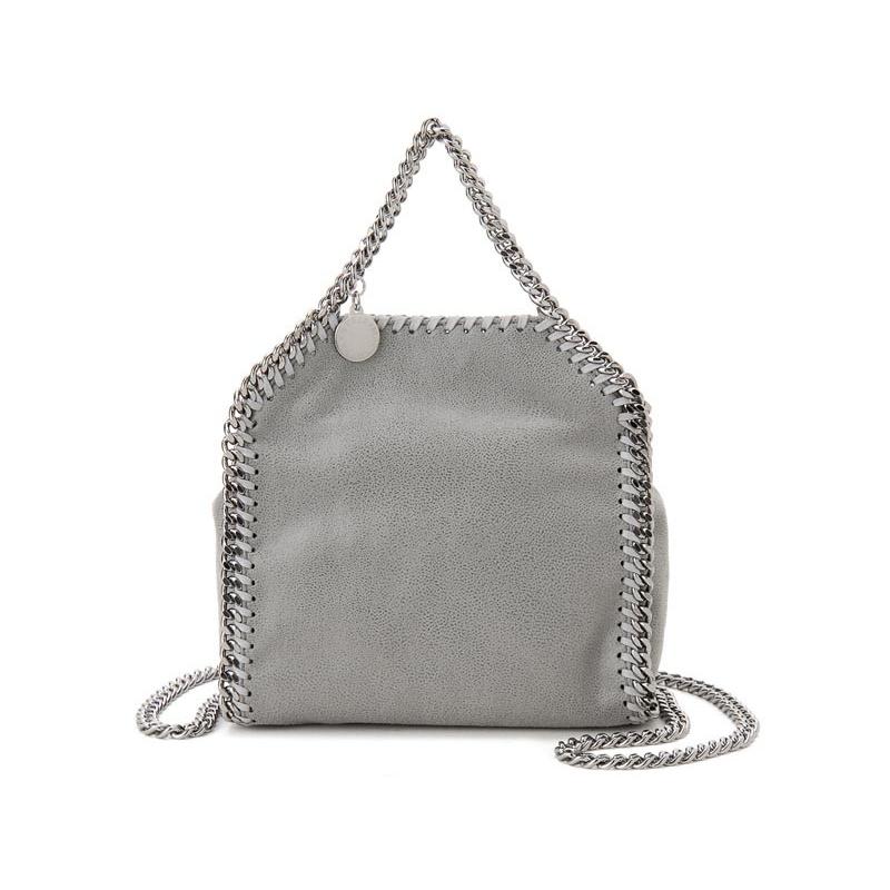 STELLA McCARTNEY ハンドバッグ グレー ショルダーストラップなし