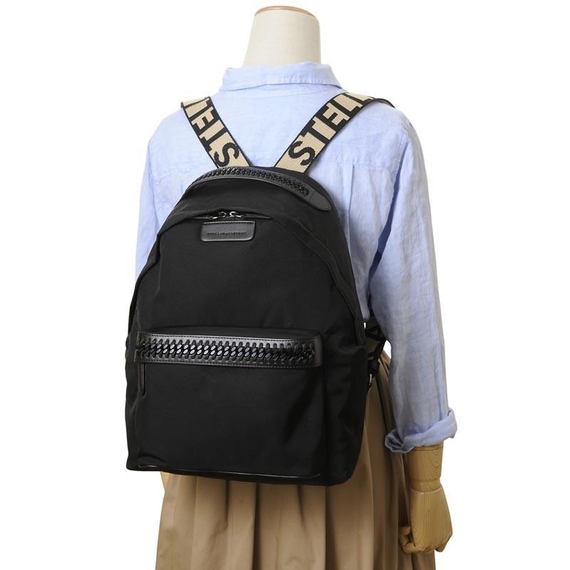 【ジャンク品】STELLA McCARTNEY ブラックリュック ADIDASxSTELLA MCCARTNEY】大容量23L お洒落 バックパック