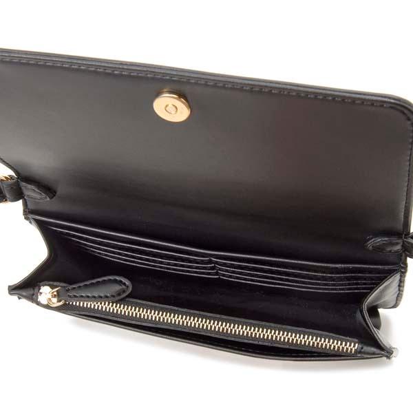 ✨極美品✨ステラマッカートニー　長財布　サークルロゴ　デカロゴ　エコレザー　黒 ✨極美品✨ステラマッカートニー 長財布 サークルロゴ デカロゴ