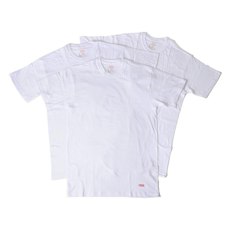 Supreme シュプリーム × ヘインズ コラボ Tシャツ ホワイト 3枚 Supreme シュプリーム × ヘインズ コラボ Tシャツ ホワイト 3枚