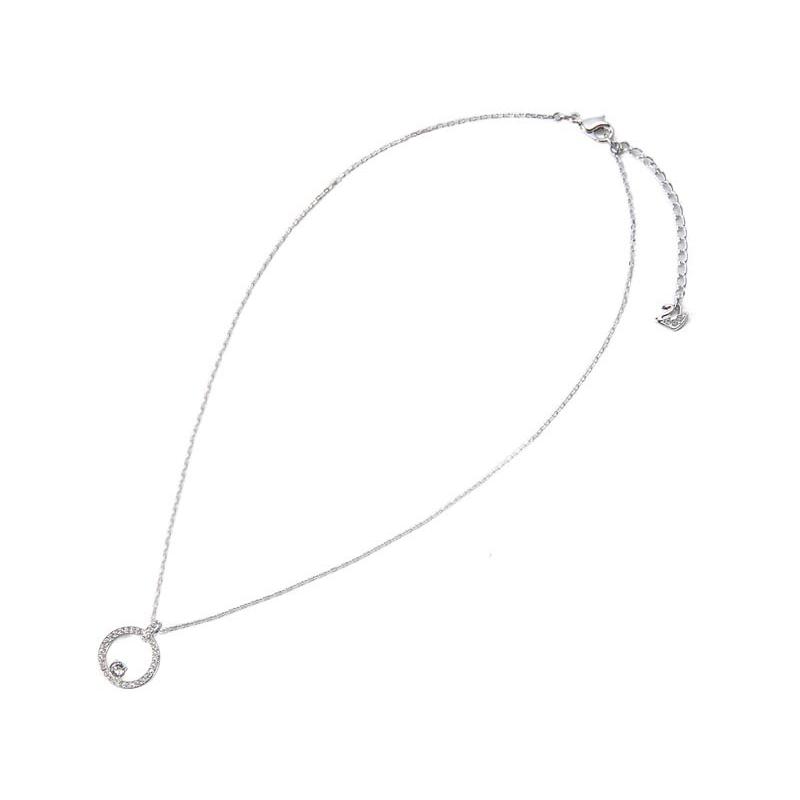 SWAROVSKI（スワロフスキー） ネックレス レディース 5198686 Creativity Circle シルバー [ジュエリー ...
