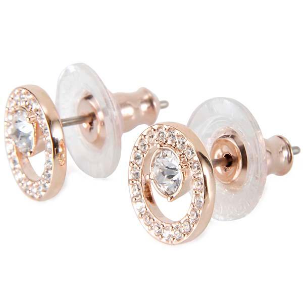 SWAROVSKI（スワロフスキー） ピアス 5199827 クレイティビティ サークル ピンクゴールド レディース アクセサリー : s ...