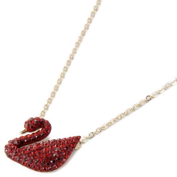 SWAROVSKI スワロフスキー ネックレス レディース レッド