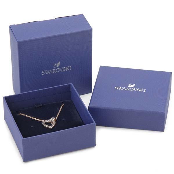 SWAROVSKI（スワロフスキー） ネックレス レディース グレー×ローズ 