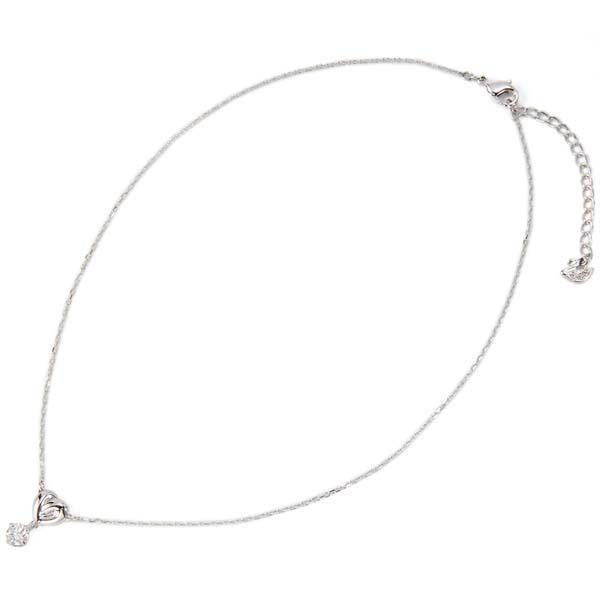 スワロフスキー Swarovski lifelong Heart ネックレス 美品 スワロフスキー Lifelong Heart ネックレス シルバー