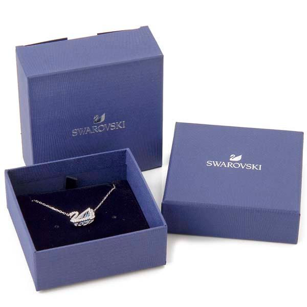 極美品 Swarovski ネックレス箱付き SWAROVSKI（スワロフスキー） ネックレス レディース シルバー 5533397