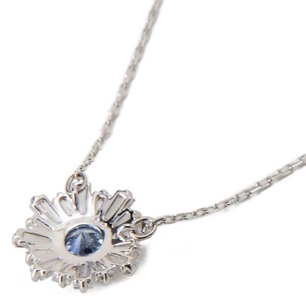 SWAROVSKI（スワロフスキー） ネックレス レディース シルバー×ブルー 