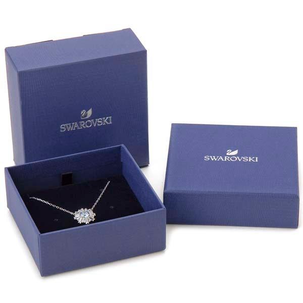 SWAROVSKI（スワロフスキー） ネックレス レディース シルバー×ブルー