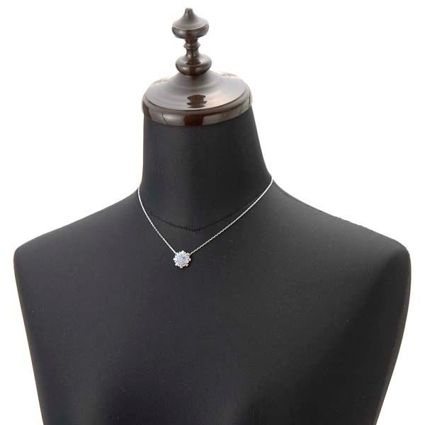 SWAROVSKI（スワロフスキー） ネックレス レディース シルバー×ブルー 