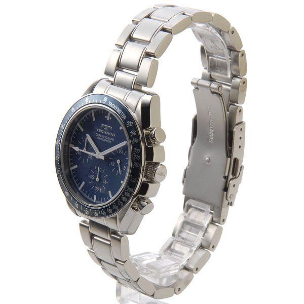 テクノス TECHNOS T4146SN クロノグラフ クォーツ ブルー メンズ腕時計 ブランド｜s-select｜02