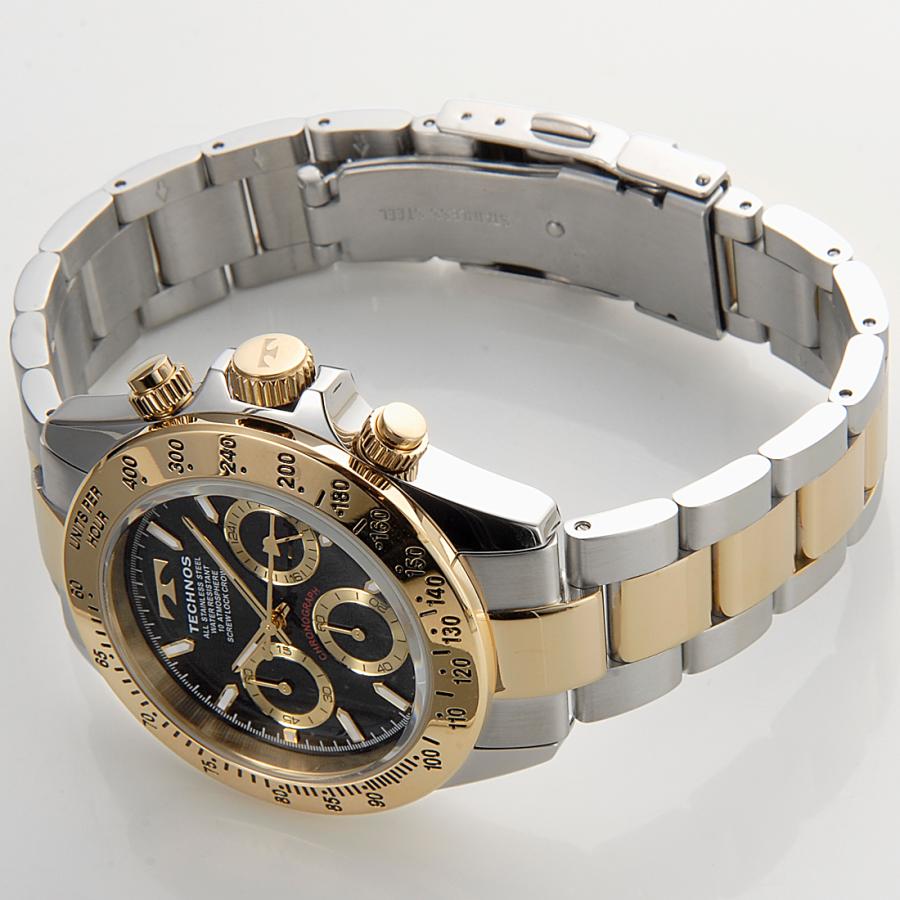 TECHNOS（テクノス） 腕時計 メンズ T4C01TB デイトナ クロノグラフ