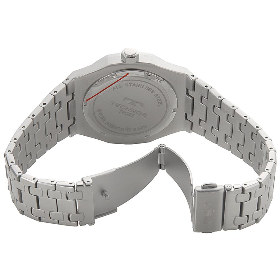 TECHNOS テクノス メンズ 腕時計 ブラック T9C07SH デイト TECHNOS（時計） TECHNOS テクノス メンズ 腕時計 ブラック