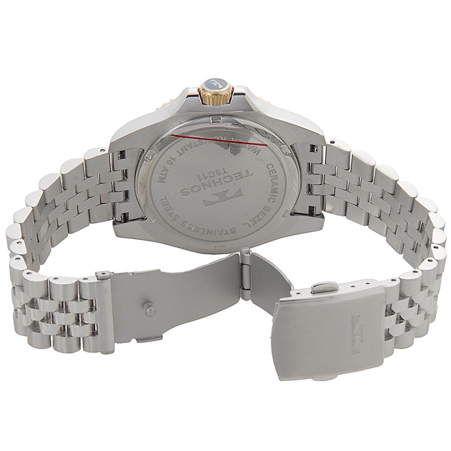 TECHNOS（テクノス） 爆買WEEKセール メンズ 腕時計 ブラック×ゴールド