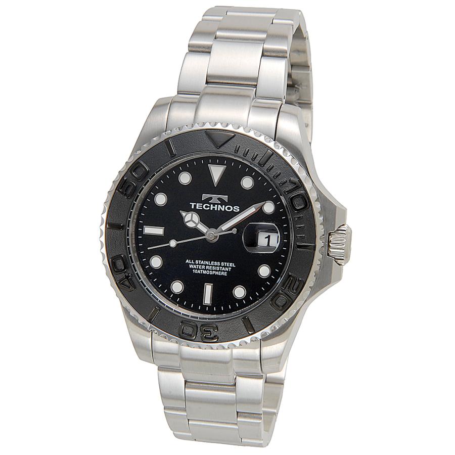 TECHNOS（テクノス） T9C29SB 100周年記念モデル ブラック×シルバー