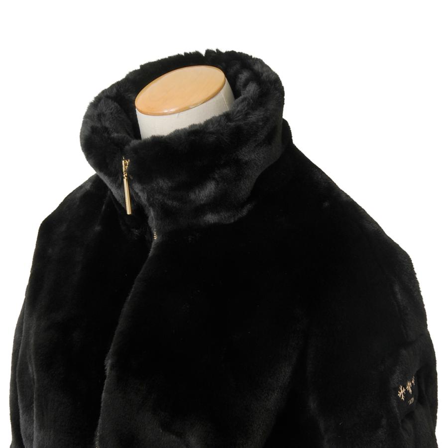 ボーナスストアPlus10％対象店 タトラス TATRAS ボアブルゾン レディース ブラック LJXA0038033588 01 BARBRA バルブラの画像