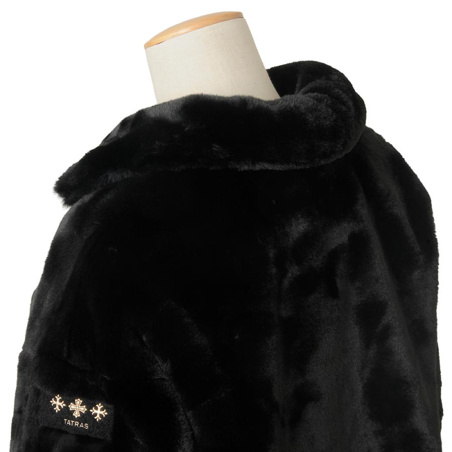 ボーナスストアPlus10％対象店 タトラス TATRAS ボアブルゾン レディース ブラック LJXA0038033588 01 BARBRA バルブラの画像