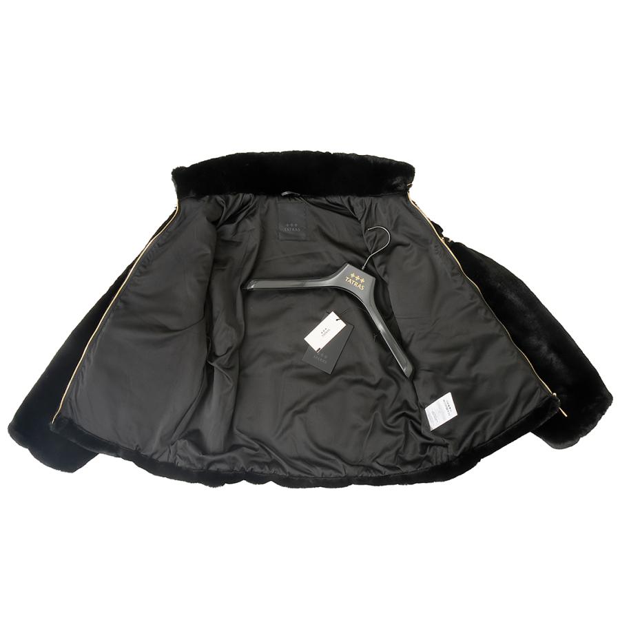 ボーナスストアPlus10％対象店 タトラス TATRAS ボアブルゾン レディース ブラック LJXA0038033588 01 BARBRA バルブラの画像