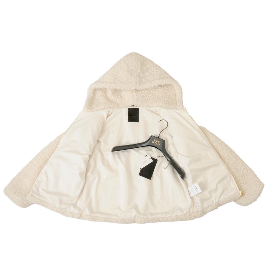 ボーナスストアPlus10％対象店 タトラス TATRAS ボアブルゾン レディース アイボリー LJXA0042033588 02 IPAMA イパマの画像