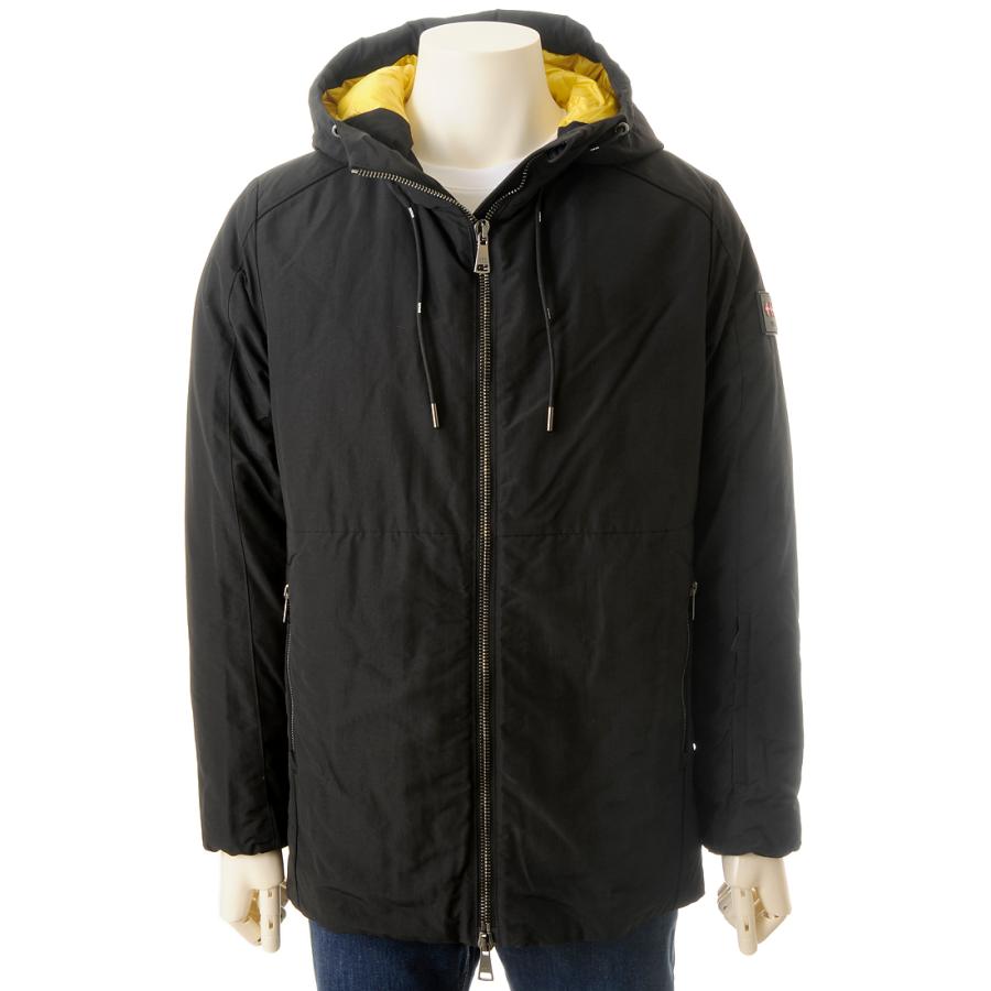 極美品 タトラス ガナマード ダウンジャケット ブラック イエロー フード S TATRAS（タトラス） ダウンジャケット ガナマード GANAMADO A4159