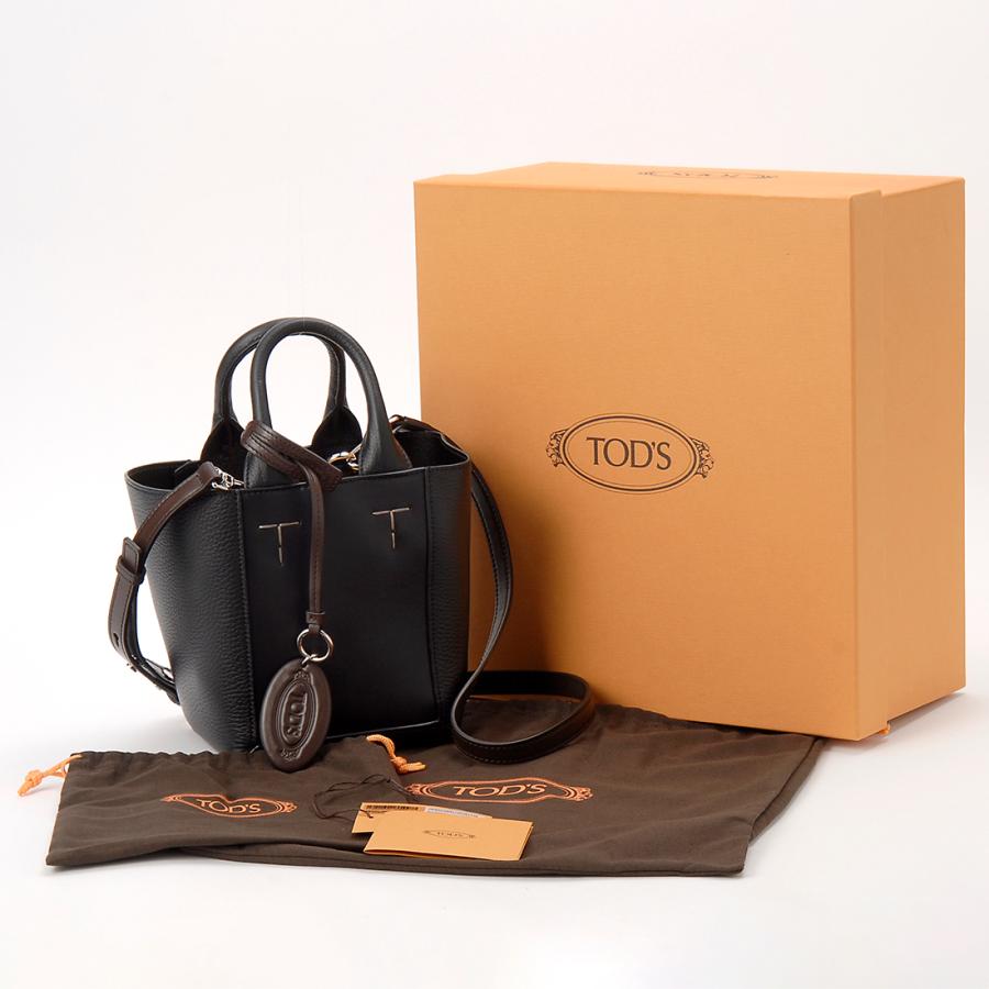 TOD'S トッズ ショルダーバッグ レディース ブラック