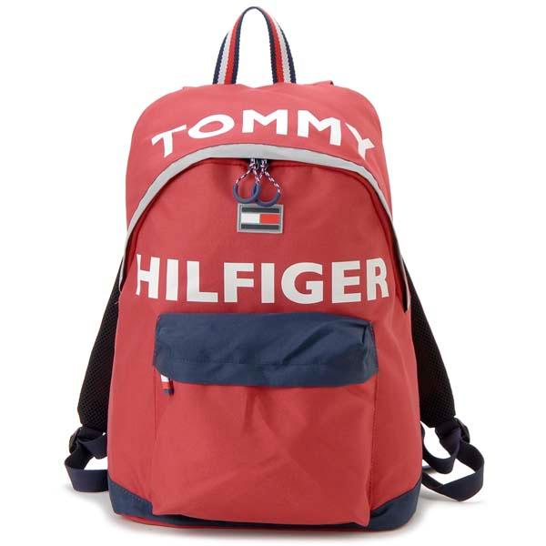 トミーヒルフィガー TOMMY HILFIGER リュック TH812 ナイロン バックパック レッド メンズ レディース TMM