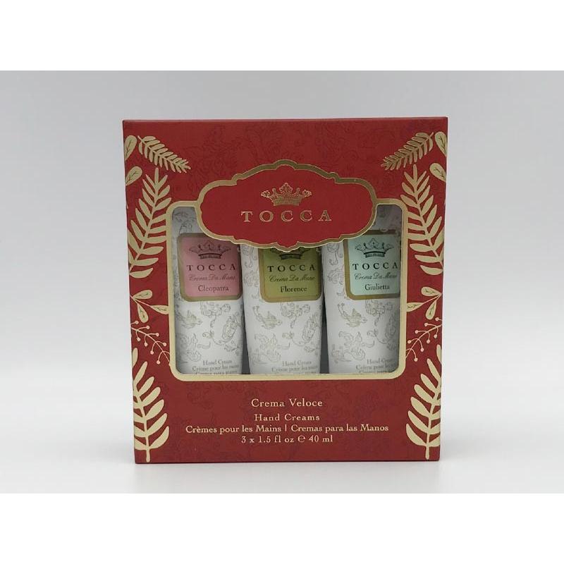TOCCA トッカ ハンドクリーム 3個セット クレオパトラ、フローレンス  