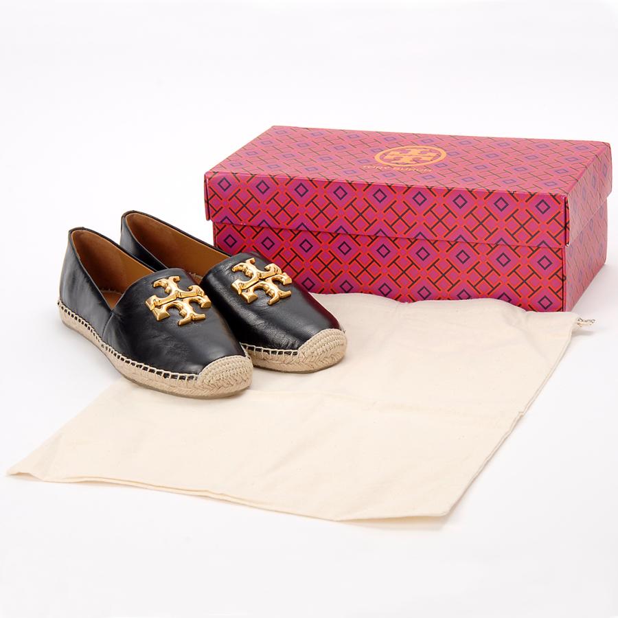 TORY BURCH トリーバーチ フラットシューズ レディース ブラック 86567 006 エリナーエスパドリーユ｜s-select｜06