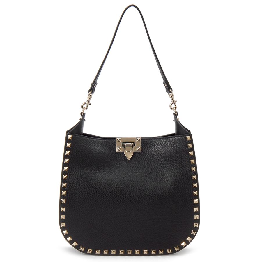VALENTINO ヴァレンティノ ハンドバッグ レディース ブラック 6W2B0N04TIH 0NO ROCKSTUD VALENTINO（ヴァレンティノ） ハンドバッグ レディース ブラック