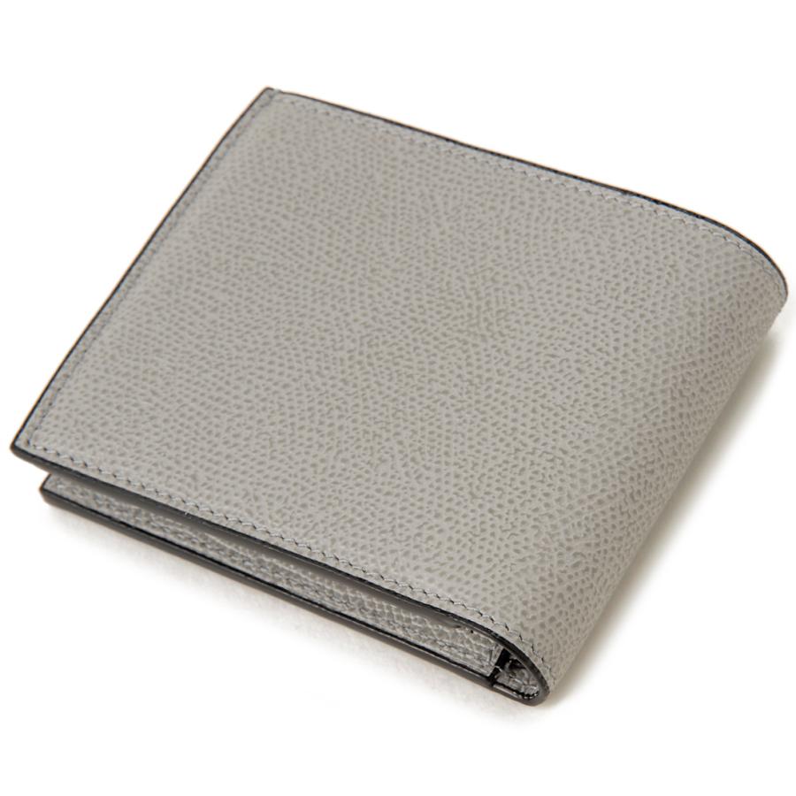Valextra（ヴァレクストラ） 折財布 二つ折り財布 アッシュグレー 