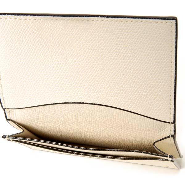 Valextra ヴァレクストラ 名刺入れ カードケース ホワイト V8L03