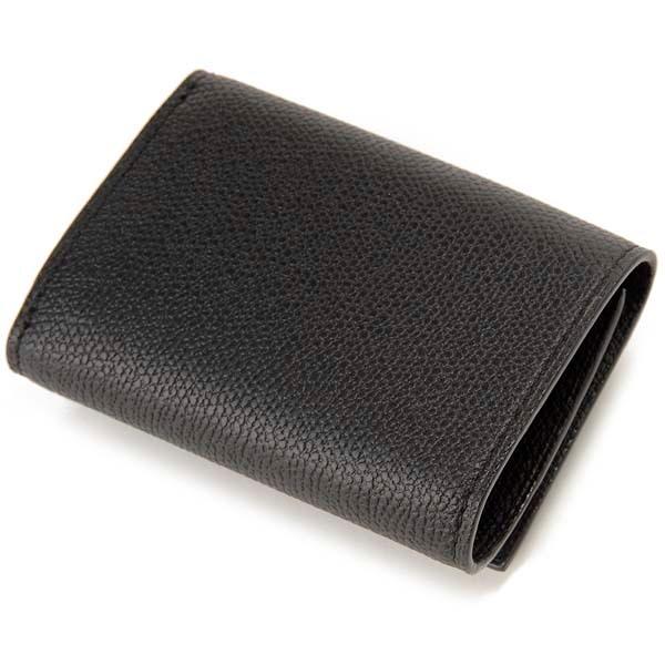 Valextra ヴァレクストラ 折財布 三つ折り財布 ブラック V8L26