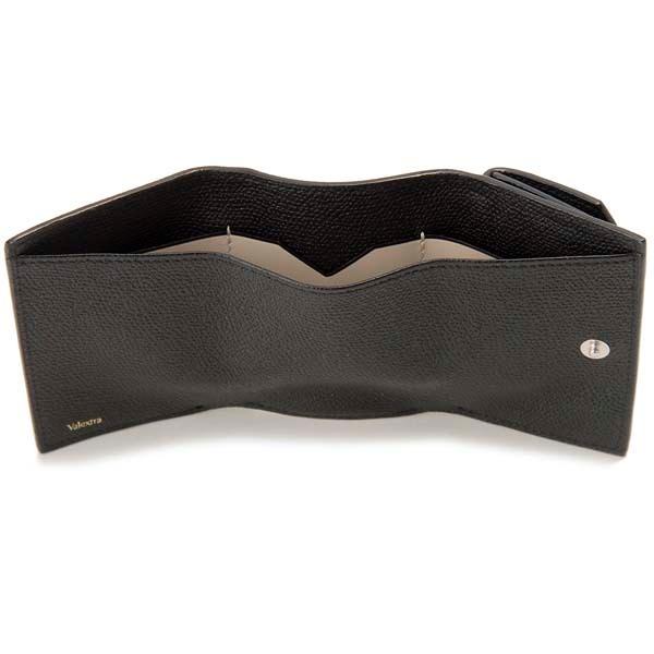 Valextra ヴァレクストラ 折財布 三つ折り財布 ブラック V8L26