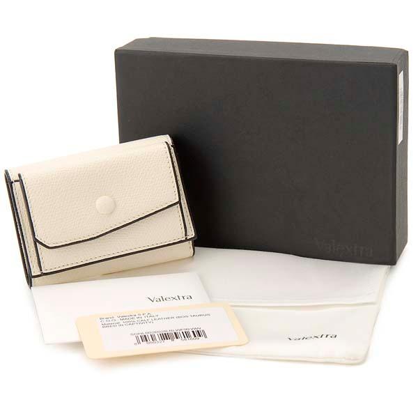 Valextra 三つ折り財布 ホワイト